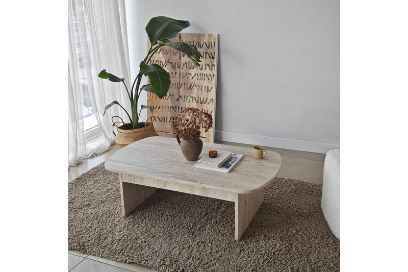 Malo Sofabord 105 cm - Beige - Møbler - Bord - Sofabord & salongbord