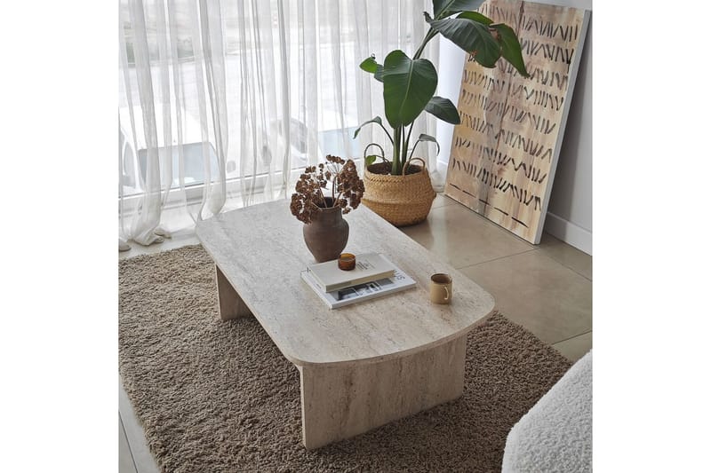 Malo Sofabord 105 cm - Beige - Møbler - Bord - Sofabord & salongbord