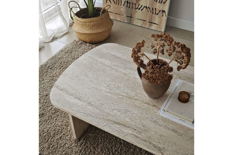 Malo Sofabord 105 cm - Beige - Møbler - Bord - Sofabord & salongbord