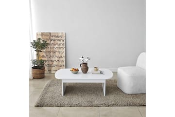 Malo Sofabord 105 cm - Hvit - Møbler - Bord - Sofabord & salongbord