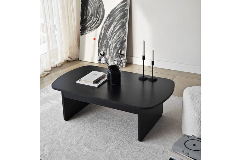 Malo Sofabord 105 cm - Svart - Møbler - Bord - Sofabord & salongbord
