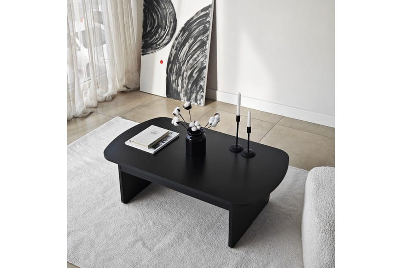 Malo Sofabord 105 cm - Svart - Møbler - Bord - Sofabord & salongbord