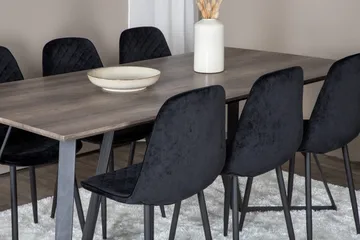 Malvina Spisegruppe 180 cm + 6 stk Ypas Spisestoler - Møbler - Bord - Spisegruppe