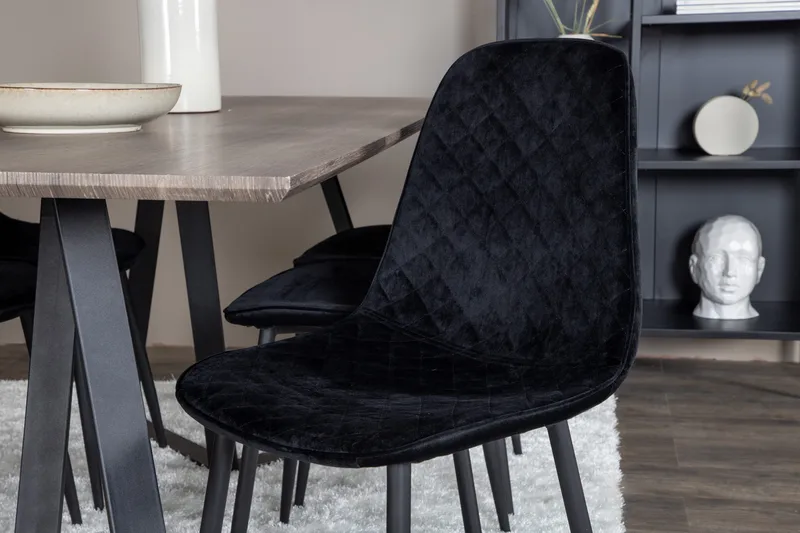 Malvina Spisegruppe 180 cm + 6 stk Ypas Spisestoler - Møbler - Bord - Spisegruppe