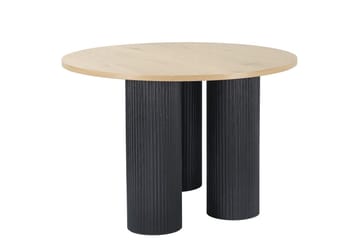 Mandan Spisebord Rundt 110 cm - Brun - Møbler - Bord - Spisebord & kjøkkenbord