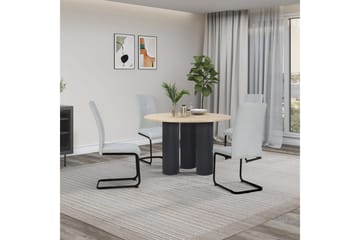 Mandan Spisebord Rundt 110 cm - Brun - Møbler - Bord - Spisebord & kjøkkenbord