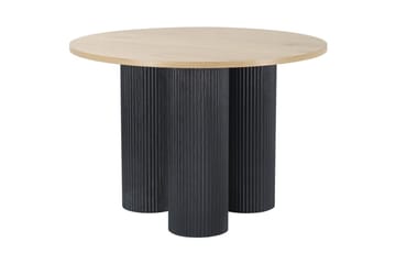 Mandan Spisebord Rundt 110 cm - Brun - Møbler - Bord - Spisebord & kjøkkenbord
