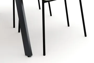 Marcelen Uttrekkbart Spisebord med 4 Gemmiano Stoler - Brun - Møbler - Bord - Spisegruppe