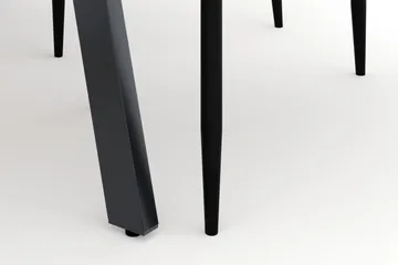 Marcelen Uttrekkbart Spisebord med 4 Sawako Stoler - Brun - Møbler - Bord - Spisegruppe