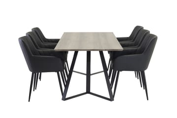 Marina Matgruppe 180 cm Rektangulær med 6 Comfort Stoler