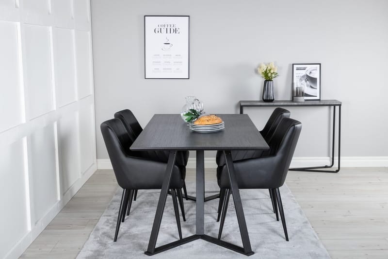 Marina spisebord 180 cm med 4 Comfort armstoler - Møbler - Bord - Spisegruppe