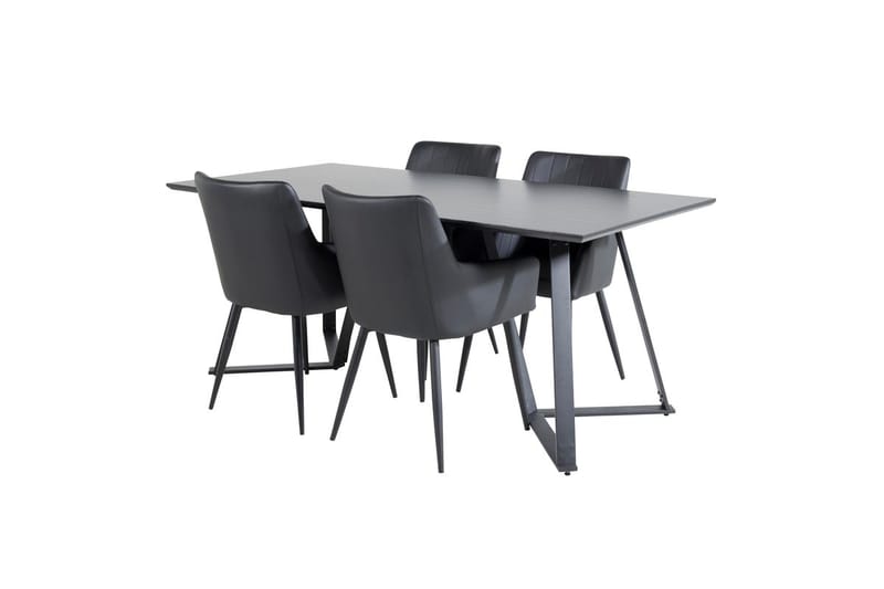 Marina spisebord 180 cm med 4 Comfort armstoler - Møbler - Bord - Spisegruppe