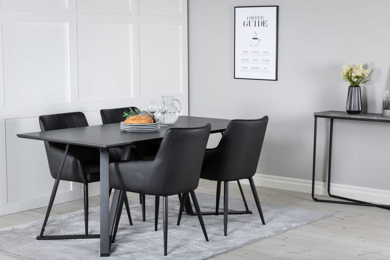 Marina spisebord 180 cm med 4 Comfort armstoler