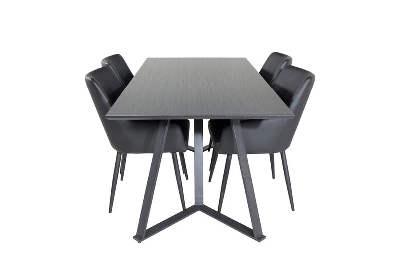 Marina spisebord 180 cm med 4 Comfort armstoler - Møbler - Bord - Spisegruppe