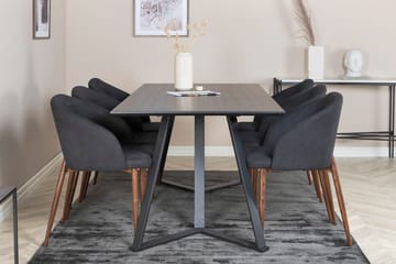 Marina spisebord 180 cm med 6 Arch spisestoler - Møbler - Bord - Spisegruppe