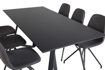 Marina spisebord 180 cm med 6 Polar spisestoler - Møbler - Bord - Spisegruppe