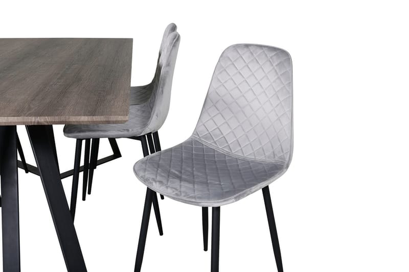 Marina spisebord 180 cm med 6 Polar spisestoler - Møbler - Bord - Spisegruppe