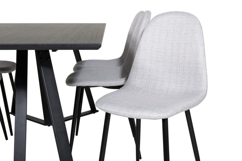 Marina spisebord 180 cm med 6 Polar spisestoler - Møbler - Bord - Spisegruppe