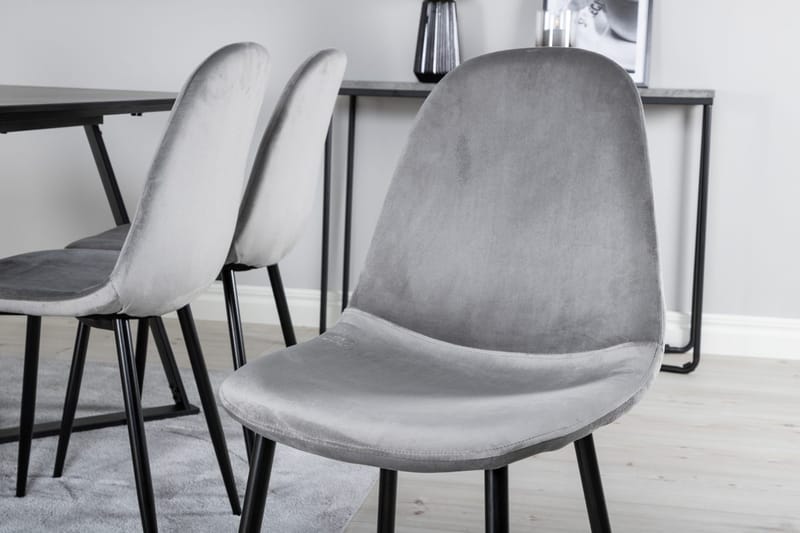 Marina spisebord 180 cm med 6 Polar kjøkkenstoler - Møbler - Bord - Spisegruppe