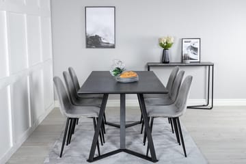 Marina spisebord 180 cm med 6 Polar kjøkkenstoler - Møbler - Bord - Spisegruppe