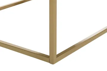 Barreras Sofabord Svart Marmormønster - Svart/Gull - Møbler - Bord - Marmorbord