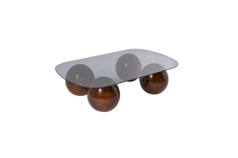 Maroulburg Sofabord 118 cm, Grå/Brun