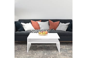 Masao Sofabord 90 cm - Hvit - Møbler - Bord - Sofabord & salongbord