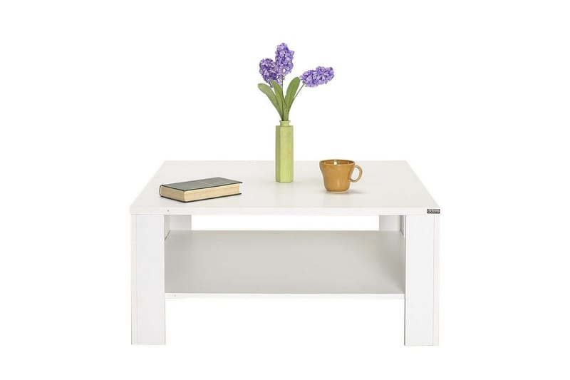 Masao Sofabord 90 cm - Hvit - Møbler - Bord - Sofabord & salongbord