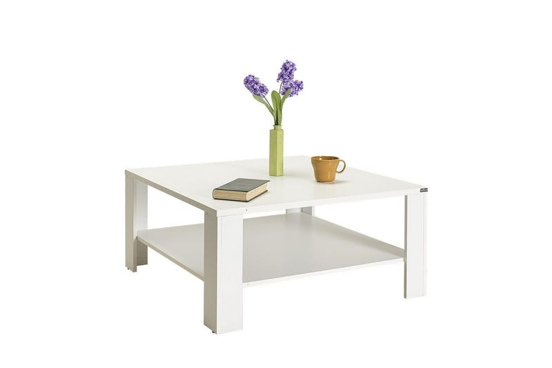 Masao Sofabord 90 cm - Hvit - Møbler - Bord - Sofabord & salongbord