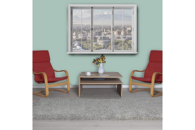 Masao Sofabord 90 cm - Lyse brun - Møbler - Bord - Sofabord & salongbord