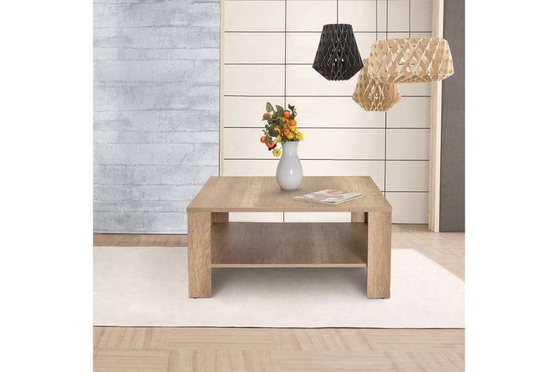 Masao Sofabord 90 cm - Lyse brun - Møbler - Bord - Sofabord & salongbord