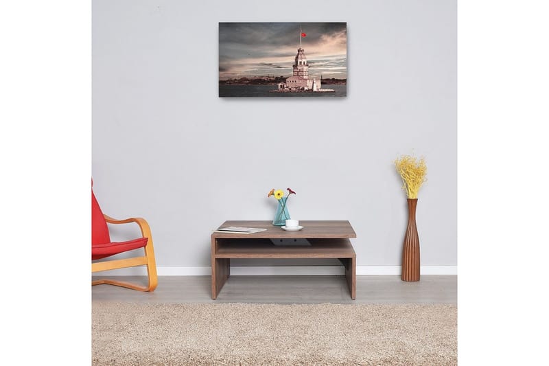 Masao Sofabord 90 cm - Mellomfarget tre - Møbler - Bord - Sofabord & salongbord