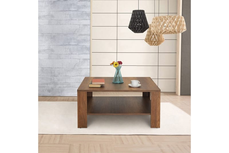 Masao Sofabord 90 cm - Sjokoladebrun - Møbler - Bord - Sofabord & salongbord