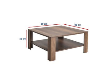 Masao Sofabord 90 cm - Sjokoladebrun - Møbler - Bord - Sofabord & salongbord