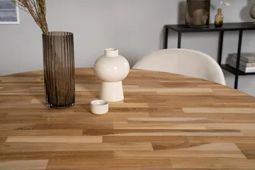 Matgruppe Laura 100 cm Rund med 4 Longreone Stoler - Beige - Møbler - Bord - Spisegruppe