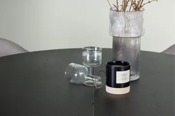 Matilda Matgruppe 130 cm Rund med 4 Evelina Stoler - Sort - Møbler - Bord - Spisegruppe