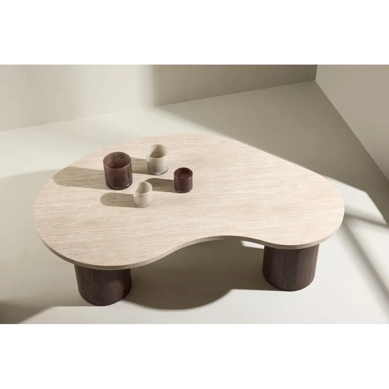 Megg Sofabord 130 cm - Beige - Møbler - Bord - Sofabord & salongbord