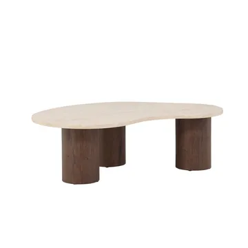 Megg Sofabord 130 cm - Beige - Møbler - Bord - Sofabord & salongbord