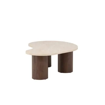 Megg Sofabord 130 cm - Beige - Møbler - Bord - Sofabord & salongbord