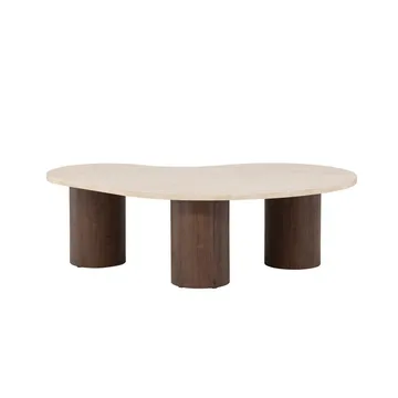 Megg Sofabord 130 cm - Beige - Møbler - Bord - Sofabord & salongbord