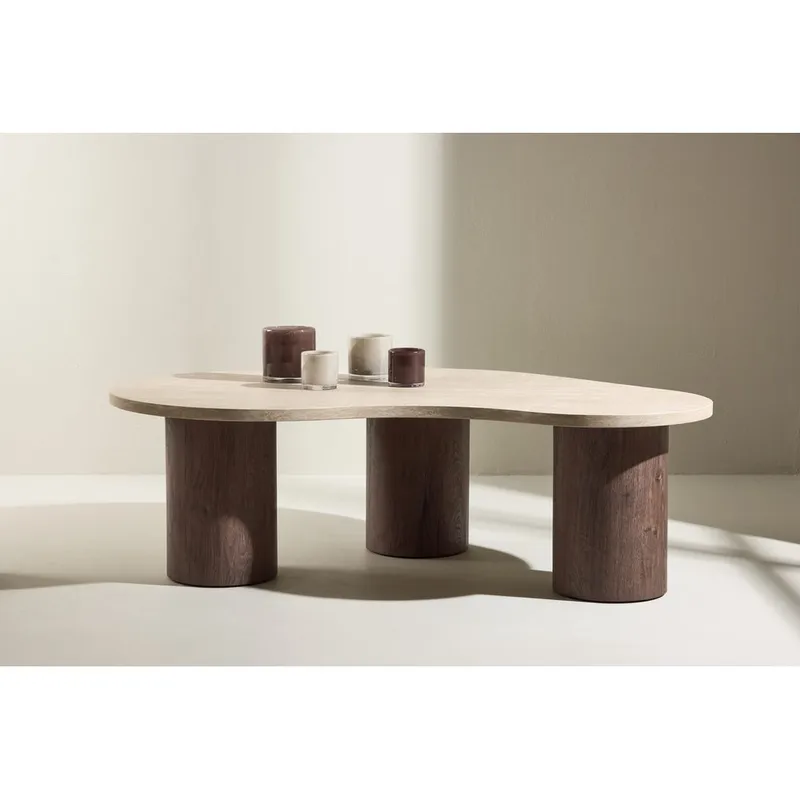 Megg Sofabord 130 cm - Beige - Møbler - Bord - Sofabord & salongbord