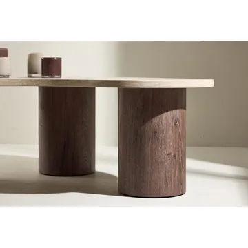 Megg Sofabord 130 cm - Beige - Møbler - Bord - Sofabord & salongbord