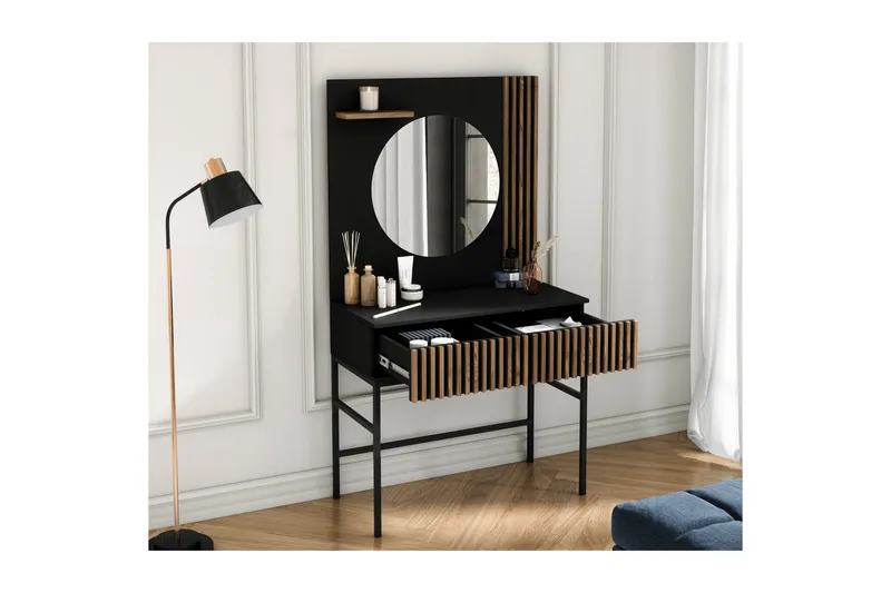 Meorati Sminkebord 85x60 cm - Brun - Møbler - Bord - Sminkebord & toalettbord