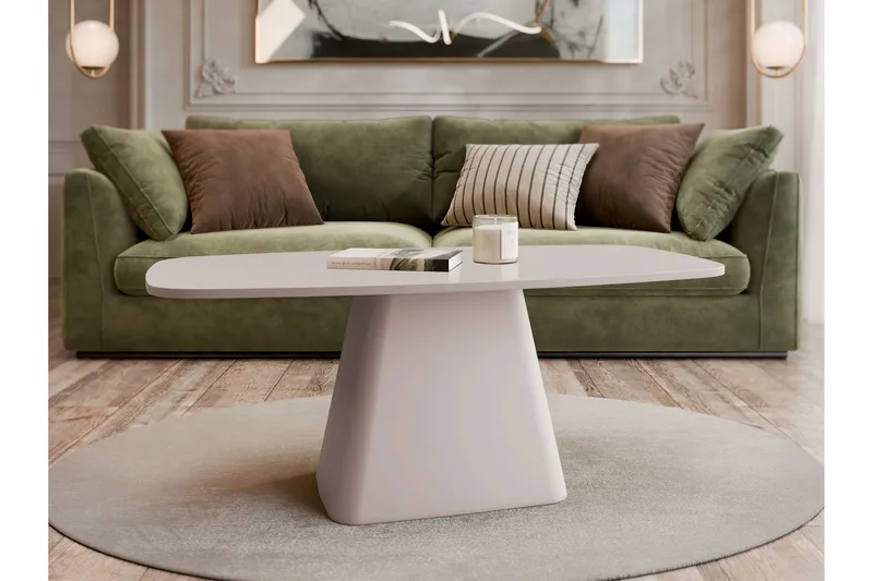 Meylor Sofabord 120 cm - Beige - Møbler - Bord - Sofabord & salongbord