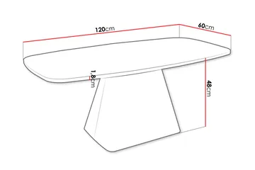 Meylor Sofabord 120 cm - Beige - Møbler - Bord - Sofabord & salongbord