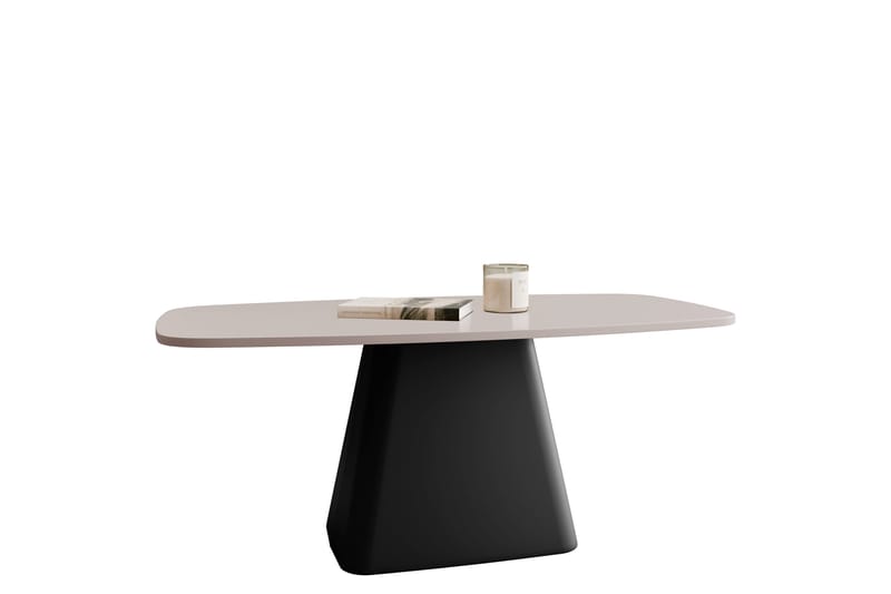 Meylor Sofabord 120 cm - Beige/Svart - Møbler - Bord - Sofabord & salongbord