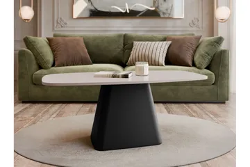 Meylor Sofabord 120 cm - Beige/Svart - Møbler - Bord - Sofabord & salongbord