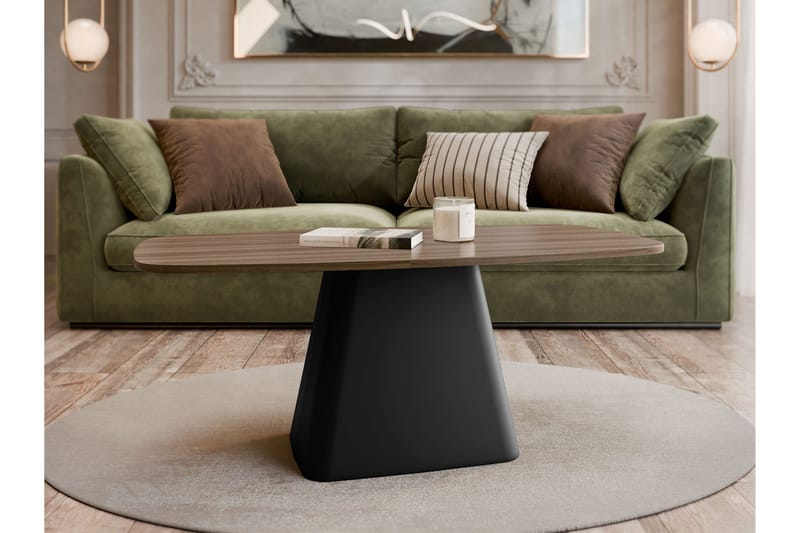 Meylor Sofabord 120 cm - Brun/Svart - Møbler - Bord - Sofabord & salongbord