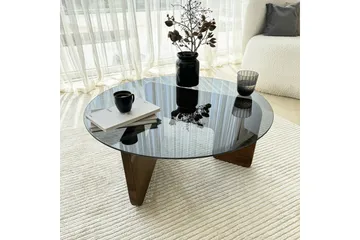 Mijara Sofabord 75 cm - Valnøtt - Møbler - Bord - Sofabord & salongbord