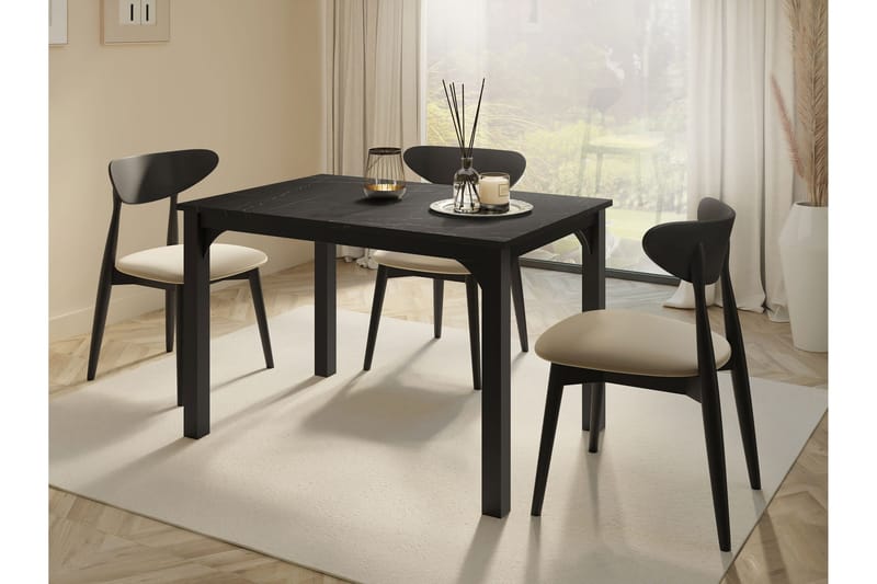 Millport Spisebord 158 cm - Svart - Møbler - Bord - Spisebord & kjøkkenbord